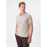 Back And Bond Vizon Erkek Regular Fit Çizgili Polo T-Shirt BTS1008100000 - 2XL