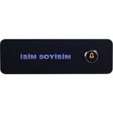 Back Home LED Işıklı Isimli Dekoratif Kapı Zili Butonu