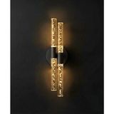 Backhome Bubbleflux Dubble Medium 40 cm Modern Tasarım LED Aplik - Duvar Lambası - Siyah - Pilli - Günışığı