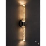Backhome Bubbleflux Large 51 cm Modern Tasarım LED Aplik - Duvar Lambası - Antrasit Gri - Pilli - Günışığı