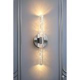 BACKHOME Bubbleflux Large 51 cm Modern Tasarım LED Aplik - Duvar Lambası - Gümüş - Pilli - Günışığı