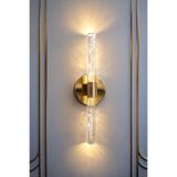 BACKHOME Bubbleflux Medium 40 cm Modern Tasarım LED Aplik - Duvar Lambası - Gold - Pilli - Günışığı