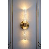 Backhome Bubbleflux Small 31 cm Modern Tasarım LED Aplik - Duvar Lambası - Gold - Pilli - Günışığı - Altın - PİLLİ