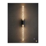 BACKHOME Bubblelight Large 51 cm Modern Tasarım LED Aplik - Duvar Lambası - Siyah - Pilli - Günışığı
