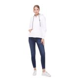 Backpacker Kadın Sweatshirt Kapüşonlu Fermuarlı Ekru Ekru S