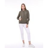 Backpacker Kadın Sweatshirt Kapüşonlu Fermuarlı Haki Haki L