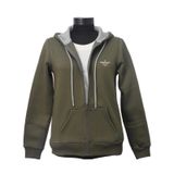 Backpacker Kadin Sweatshirt Kapusonlu Fermuarli Haki
