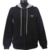 Backpacker Kadın Sweatshirt Kapüşonlu Fermuarlı Siyah - 010 - Siyah - M / Regular