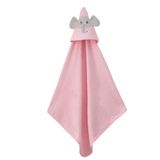 Bacodeseta Elefun Friends 3D Kapüşonlu Bebek Havlusu – 3D Fil Nakışlı,Soft Cotton, 80x90 cm, 0–12 Ay (PEMBE)