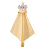 Bacodeseta Elefun Friends 3D Kapüşonlu Bebek Havlusu – 3D Fil Nakışlı,Soft Cotton, 80x90 cm, 0–12 Ay (SARI)