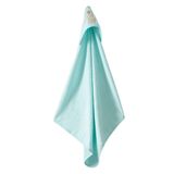 Bacodeseta Giraffe Garden Kapüşonlu Bebek Havlusu – Zürafa Nakışlı,Soft Cotton, 75x80 cm, 0–12 Ay (Mint)