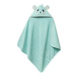 Bacodeseta PandaDots 3D Kapüşonlu Bebek Havlusu – 3D Panda Nakışlı,Soft Cotton, 80x80 cm, 0–12 Ay (MİNT)