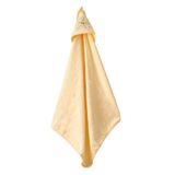 Bacodeseta SeaSparkle Kapüşonlu Bebek Havlusu – Deniz Yıldızı Nakışlı,75x80 cm, Soft Cotton (SARI)