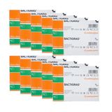 Bactigras 10x10 cm Antiseptik Tül Yara Yanık Bakım Örtüsü 10 Adet