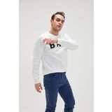 Bad Bear 19.02.12.003-C04 Beyaz Convex Crewneck Erkek Sweatshirt