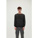 Bad Bear 20.02.12.011 Antrasit Baskılı Erkek Sweatshirt