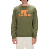 Bad Bear 220212007 Logo Yeşil Crewneck Erkek Kazak