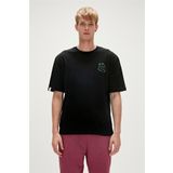 Bad Bear 23.01.07.003 Re-Black Baskılı Siyah Erkek T-Shirt
