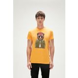 Bad Bear 23.01.07.009-C25 Hardal Erkek T-Shirt