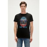 Bad Bear 23.01.07.010-C01 Siyah Erkek T-shirt