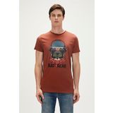 Bad Bear 23.01.07.010-C122 Kahverengi Erkek T-shirt