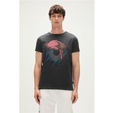 Bad Bear 23.01.07.021 Koyu Gri Erkek T-Shirt