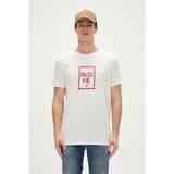 Bad Bear 23.01.07.022 Pass Me Beyaz Erkek T-shirt