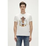 Bad Bear 23.01.07.036-C04 Beyaz Erkek T-Shirt