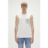 Bad Bear 23.01.23.004_MONSTERA TANK-TOP Beyaz Erkek Atlet
