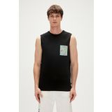 Bad Bear 23.01.23.004_MONSTERA TANK-TOP Siyah Erkek Atlet