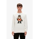 Bad Bear 23.02.12.014-C04 Funky Crewneck Erkek Beyaz Sweatshirt