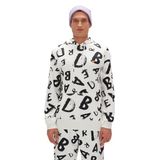 Bad Bear 230212003 Bling Beyaz Hoodie Erkek Kazak