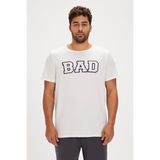 Bad Bear 24.01.07.036-C04 Felt Beyaz Erkek T-Shirt