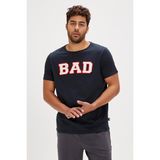 Bad Bear 24.01.07.036-C07 Felt Lacivert Erkek T-shirt