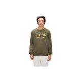 Bad Bear 24.02.12.016 Caen Crewneck Haki Erkek Sweatshirt