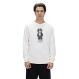Bad Bear 24.02.12.019 Gator Crewneck Sweat Beyaz Erkek Sweatshirt