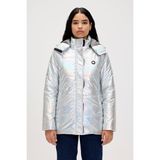 Bad Bear 24.04.15.002 Jolene Puffer Coat Kadın Ceket - Silver