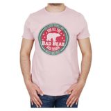 Bad Bear Bad Things Pembe Erkek Tişört