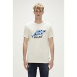 Bad Bear Badbear Erkek Shark T-Shırt Beyaz - XL