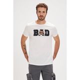 Bad Bear Bang Erkek Beyaz T-Shirt 24.01.07.058-C04 - 2XL