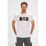 Bad Bear Bang T-Shırt Off-Whıte Erkek Tisort Beyaz S-Xxl