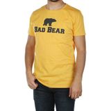 Bad Bear Bear Tee T-Shirt Hardal Logo Baskılı Erkek Tişört - M - Sarı