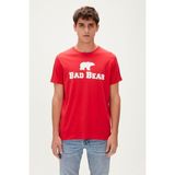 Bad Bear Bear Tee T-Shirt Kırmızı Baskılı Erkek Tişört - XL