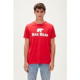 Bad Bear Bear Tee T-shirt Kırmızı Baskılı Erkek Tişört