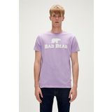 Bad Bear Bear Tee T-Shirt Lavanta Mor Logo Baskılı Erkek Tişört