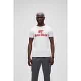 Bad Bear Bear Tee T-Shirt Off White Beyaz/Kırmızı Baskılı Erkek Tişört - Beyaz - Kırmızı - 2XL
