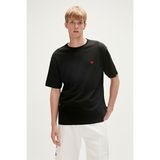 Bad Bear Birthday Oversize T-Shirt Siyah Basic Erkek Tişört - XL