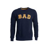 Bad Bear Bisiklet Yaka Uzun Kollu Nakışlı Lacivert Erkek Sweatshirt S