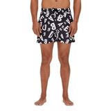 Bad Bear Bling Baskılı Deniz Şortu, X-Large, 8680945880824, Siyah, Erkek