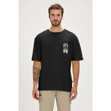 Bad Bear Blooms Siyah Erkek Baskılı Tişört - 2XL